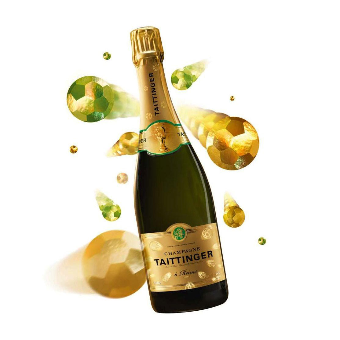 tattinger Champagne bottle