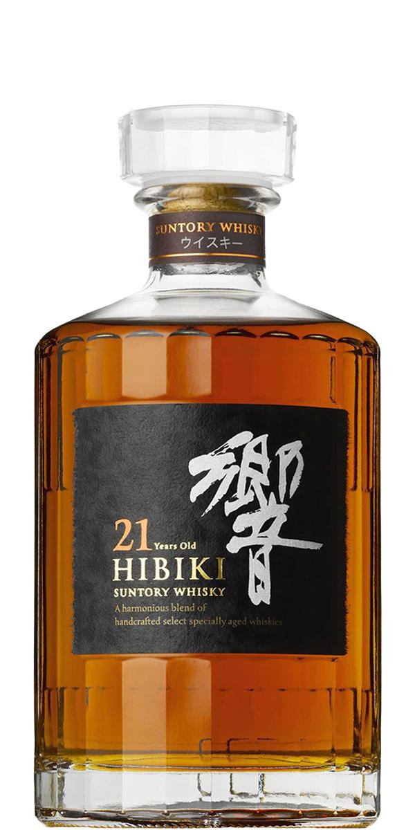 HIBIKI 21 Year Old ウイスキー 750ml 空瓶 Hibiki 21 years old Suntory whisky Empty bottle with