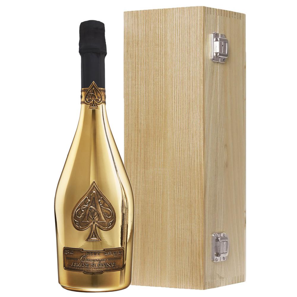 Armand de Brignac - Ace of Spades Brut Gold Champagne (Wooden Box) NV