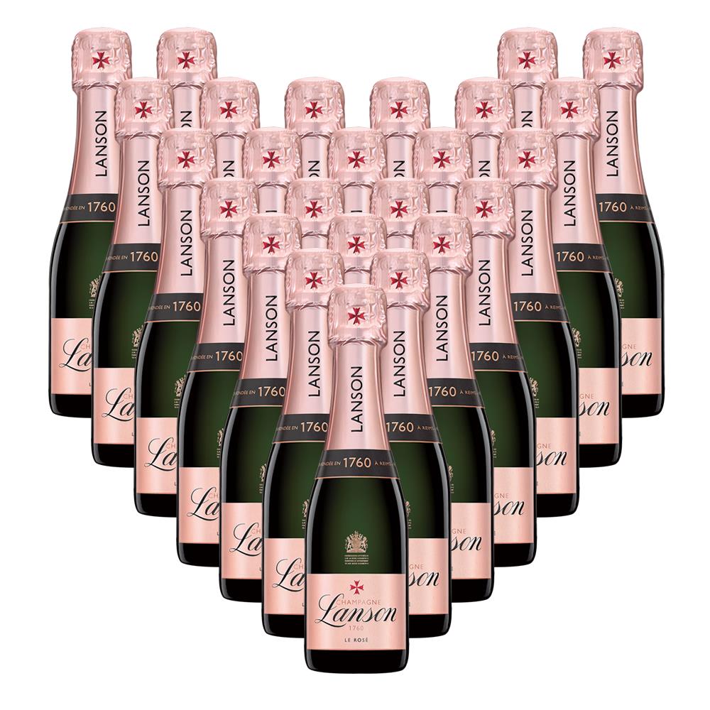 Case of Mini Moet And Chandon Rose Champagne 20cl (24 x 20cl)