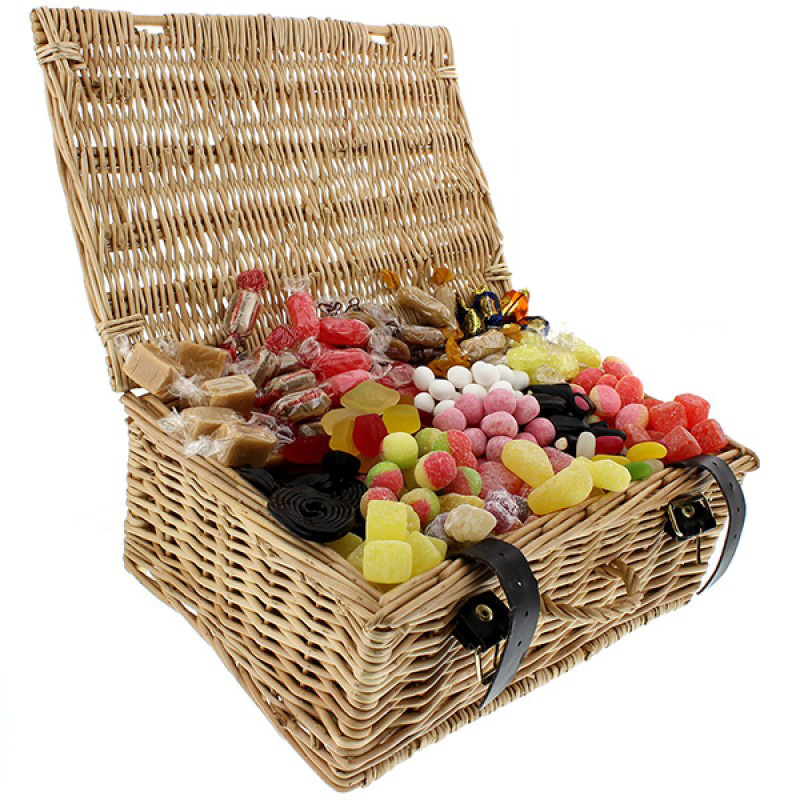 Buy And Send Traditional Sweet Hamper Bottled & Boxed