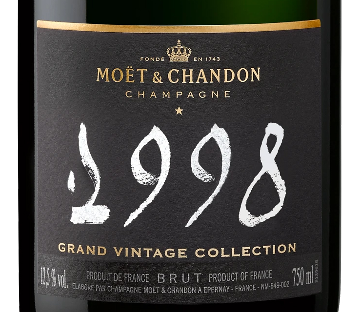 Moet And Chandon Grand Vintage 1998 Champagne 75cl