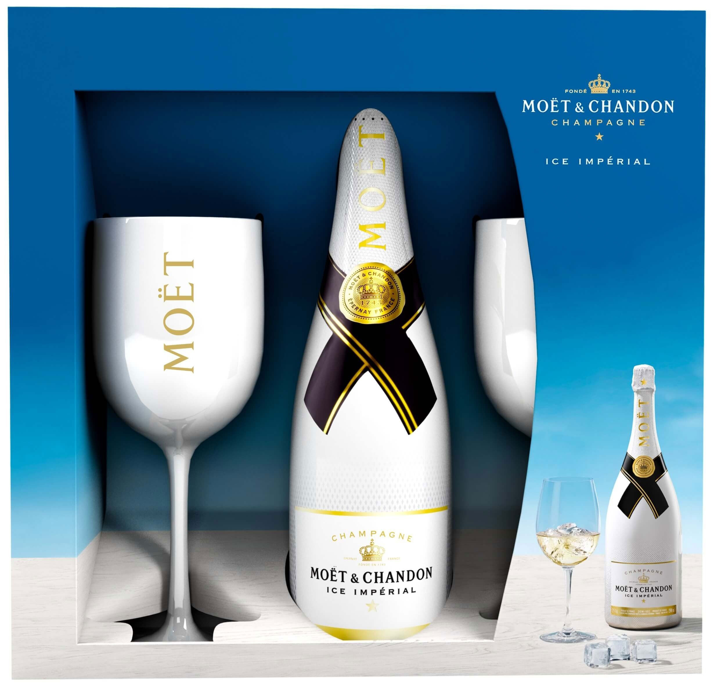 Where to buy Moet & Chandon Ice Imperial with Glasses, Champagne