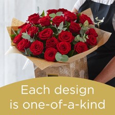 Buy & Send 24 Red Rose Hand-tied