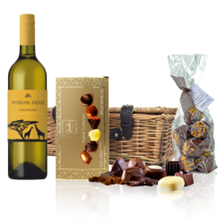 Buy & Send Afrikan Ridge Chenin Blanc 75cl White Wine And Chocolates Hamper