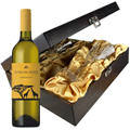Buy & Send Afrikan Ridge Chenin Blanc 75cl White Wine And Glasses In Luxury Presentation Box