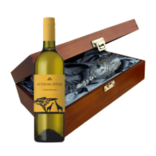 Buy & Send Afrikan Ridge Chenin Blanc 75cl White Wine In Luxury Box With Royal Scot Wine Glass