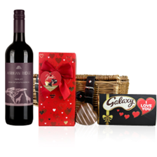 Buy & Send Afrikan Ridge Merlot 75cl Red Wine And Chocolate Valentines Hamper