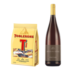 Buy & Send Afrikan Ridge Pinotage 75cl Red Wine With Toblerone Tinys 248g
