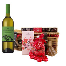 Buy & Send Afrikan Ridge Sauvignon Blanc 75cl White Wine And Chocolate Valentines Hamper