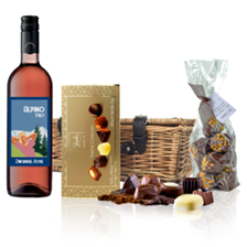 Buy & Send Alpino Pink Zinfandel Rose Wine And Chocolates Hamper