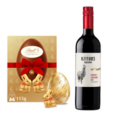 Buy & Send Altitudes Reserva Cabernet Sauvignon 75cl Red Wine and Assorted Box Of Heart Chocolates 215g