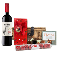 Buy & Send Altitudes Reserva Cabernet Sauvignon 75cl Red Wine And Chocolate Love You Hamper