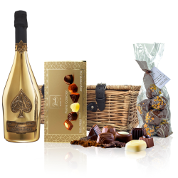 Buy & Send Armand de Brignac Brut Gold 75cl And Chocolates Hamper