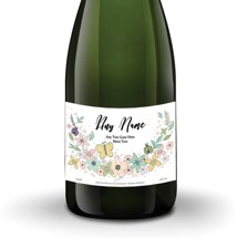 Buy & Send Personalised Champagne - Art 1 Label