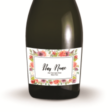 Buy & Send Personalised Prosecco - Art Border 2 Label