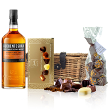 Buy & Send Auchentoshan American Oak Single Malt Whisky 70cl And Chocolates Hamper