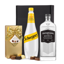 Buy & Send Aviation American Gin 70cl with Tonic Mixer Gift Box