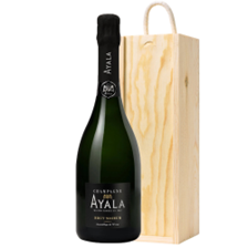Buy & Send Ayala Brut Majeur Champagne NV 75 cl In Pine Wooden Gift Box