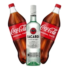 Buy & Send Bacardi Carta Blanca Rum 70cl with Coca-Cola Mixer