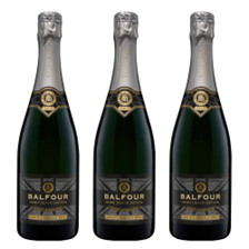 Buy & Send Balfour Leslies Reserve Brut English Sparkling 75cl Treble Bottle Set (3x75cl)