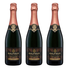 Buy & Send Balfour Leslies Reserve Rose English Sparkling 75cl Treble Bottle Set (3x75cl)