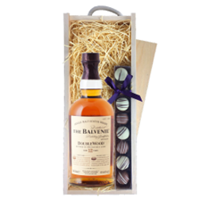 Buy & Send Balvenie 12 Year Old DoubleWood Whisky & Truffles, Wooden Box