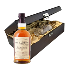 Buy & Send Balvenie 12 Year Old DoubleWood Whisky In Luxury Box With Royal Scot Glass