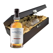 Buy & Send Balvenie 14 Year Old American Bourbon Barrel 70cl In Luxury Box With Royal Scot Glass