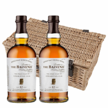 Buy & Send Balvenie American Oak 12 year old Whisky 70cl Twin Hamper (2x70cl)