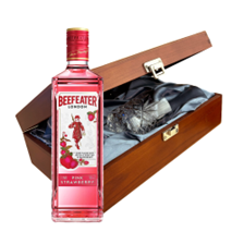 Buy & Send Beefeater Pink Strawberry Gin 70cl In Luxury Box With Royal Scot Glass