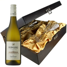 Buy & Send Bergsig Estate Chardonnay 75cl White Wine In Luxury Box With Royal Scot Wine Glass