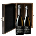 Buy & Send Billecart Salmon Le Reserve Champagne 75cl Double Elm Wood Gift Boxed (2x75cl)