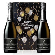 Buy & Send Billecart Salmon Le Reserve Champagne 75cl Happy Birthday Duo Gift Box (2x75cl)