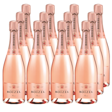 Buy & Send Boizel Rose  NV Champagne 75cl Crate of 12 Champagne