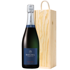 Buy & Send Boizel Ultime Brut Nature 75cl In Wooden Sliding Lid Gift Box