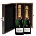 Buy & Send Bollinger Brut Special Cuvee Champagne 75cl Double Elm Wood Gift Boxed (2x75cl)