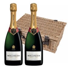 Buy & Send Bollinger Brut Special Cuvee Champagne 75cl Twin Hamper (2x75cl)