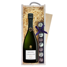 Buy & Send Bollinger Grande Annee 2014 Vintage 75cl & Truffles, Wooden Box