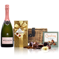 Buy & Send Bollinger Rose Champagne 75cl And Chocolates Hamper