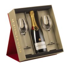 Buy & Send Bollinger Special Cuvee Champagne & 2 branded Glasses Champagne Gift set