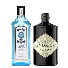 Buy & Send Bombay Sapphire Gin & Hendricks Gin (2x70cl)