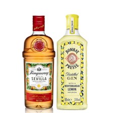 Buy & Send Tanqueray Flor De Sevilla Gin & Bombay Citron Presse Lemon Gin (2x70cl)