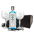 Buy & Send Bombay Sapphire Gin 70cl And Melodia Copa Glass Gift Set