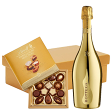 Buy & Send Bottega Gold Prosecco 75cl And Lindt Swiss Chocolates Hamper