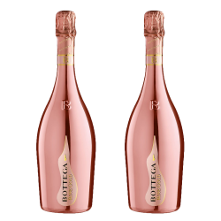 Buy & Send Bottega Gold Rose Sparkling Prosecco 75cl Duo Set