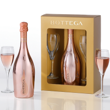 Buy & Send Bottega Rose Gold Rarity Gift Set with 2 Flutes 75cl