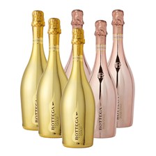 Buy & Send Bottega Gold And Rose Gold Prosecco Case of Six