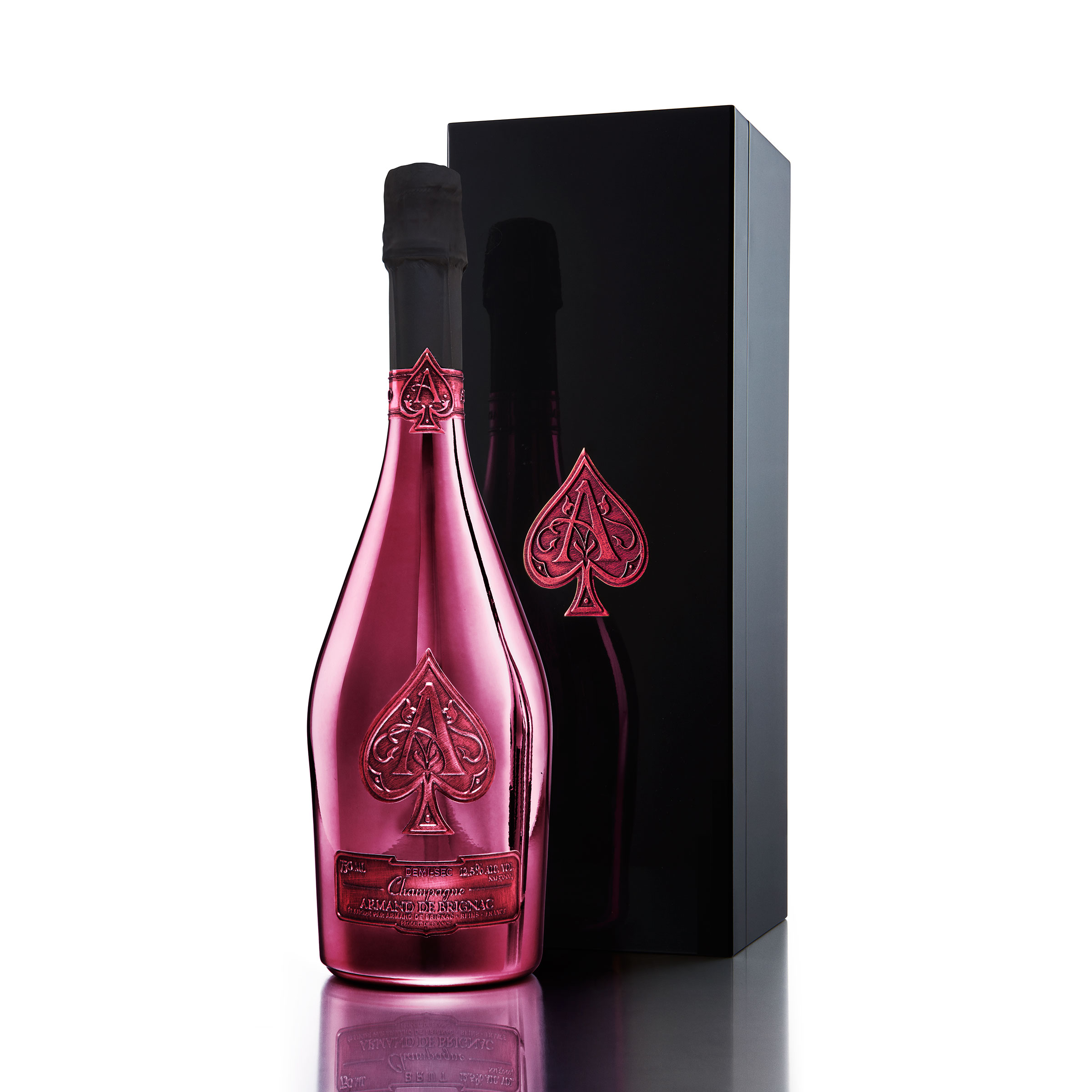 Buy & Send Armand de Brignac Demi Sec Clad In Purple Bottle 75cl In Branded Box