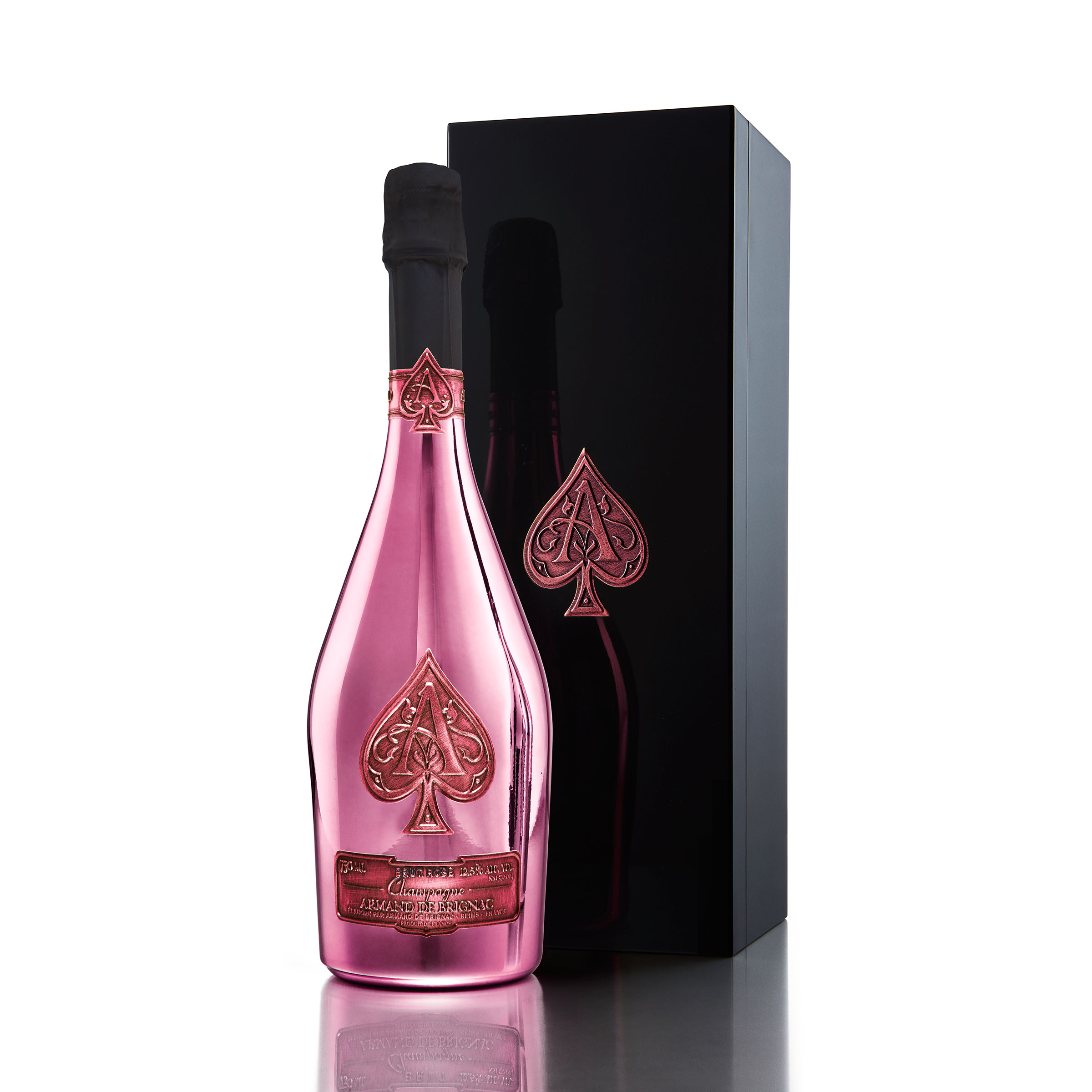 Buy & Send Armand de Brignac Brut Rose NV Champagne 75cl in Branded Box